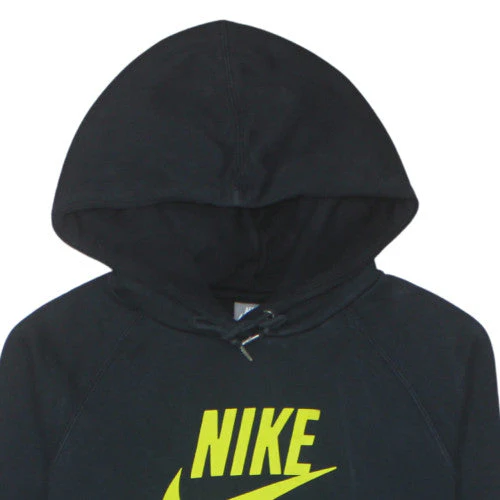 Nike Womens Black Sportswear Pullover Hoodie Size 12/14 Cotton Blend - Image 8