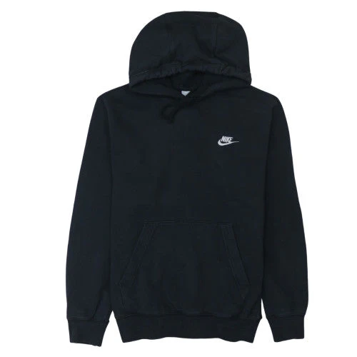 Nike Womens Black XS Pullover Hoodie Cotton Blend Casual