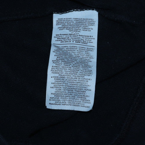 Nike Womens Black XS Pullover Hoodie Gold Logo Sweatshirt - Image 6