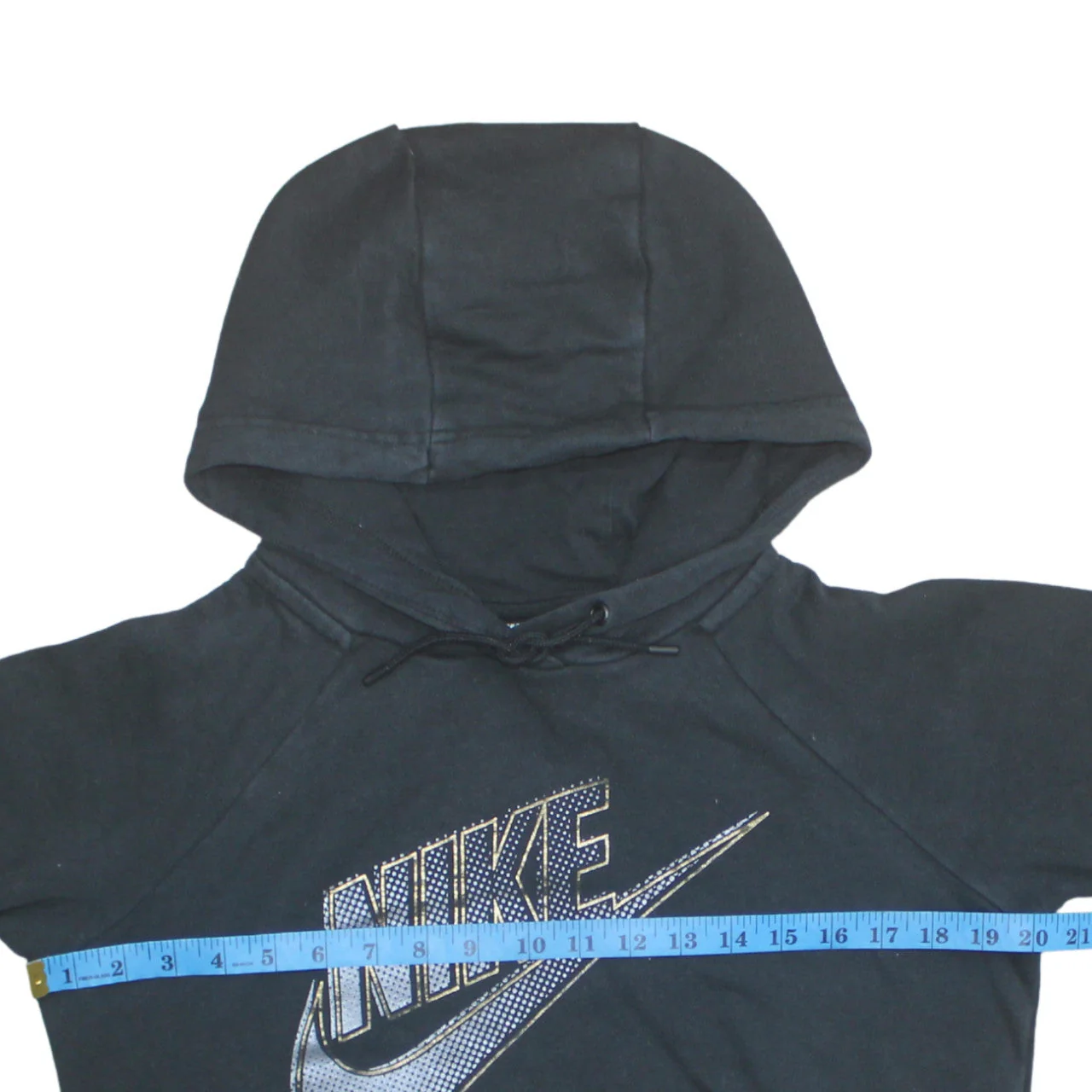 Nike Womens Black XS Pullover Hoodie with Logo Print - Image 2