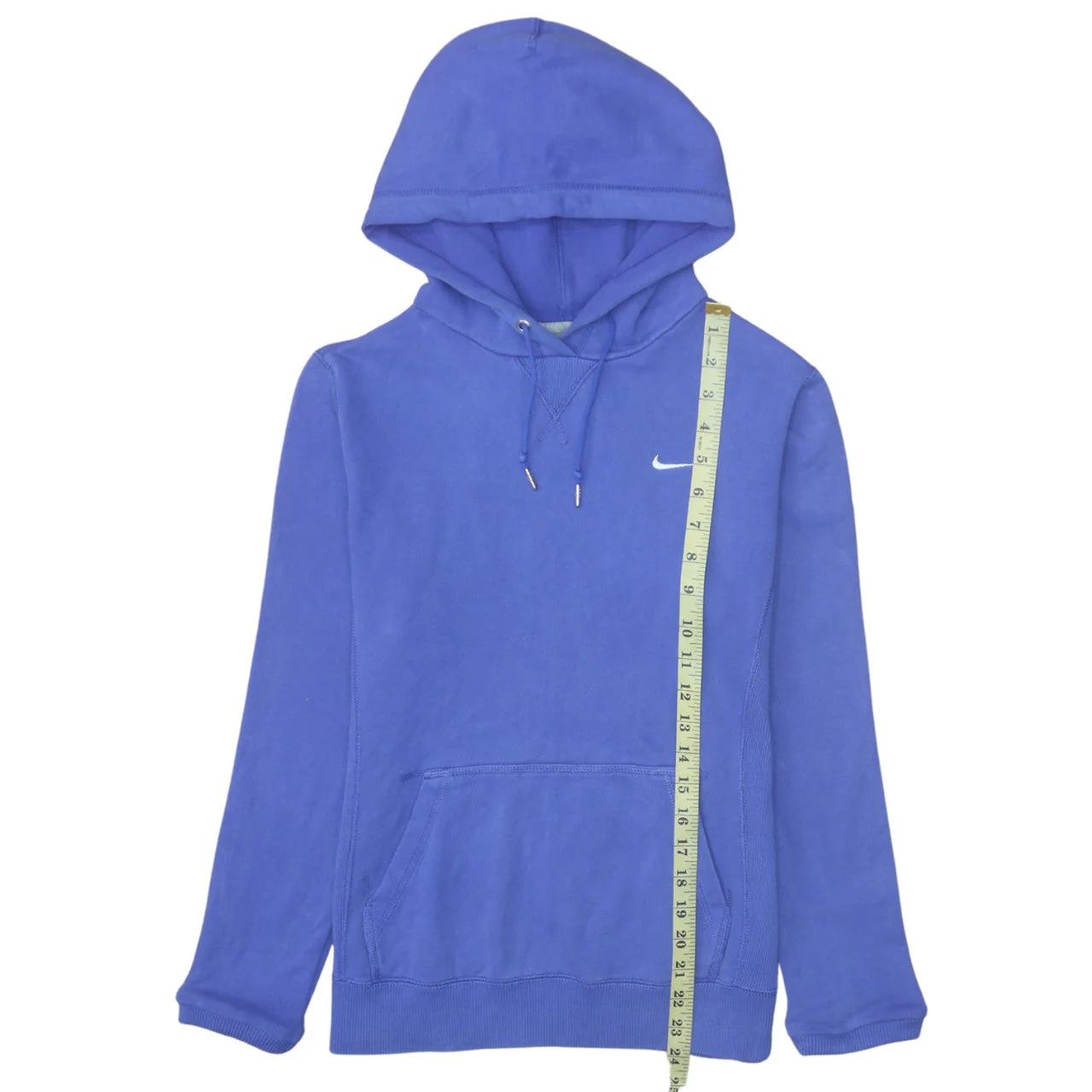 Nike Women's Blue Pullover Hoodie Medium Cotton Athletic Dept - Image 3