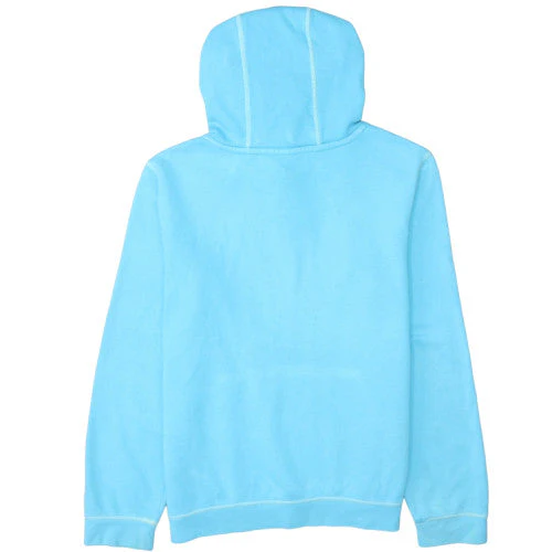 Nike Women's Blue Pullover Hoodie XL Just Do It Graphic Cotton Blend - Image 4