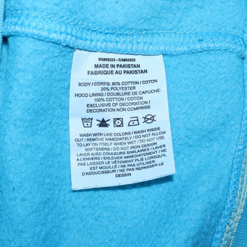 Nike Women's Blue Pullover Hoodie XL Just Do It Graphic Cotton Blend - Image 5
