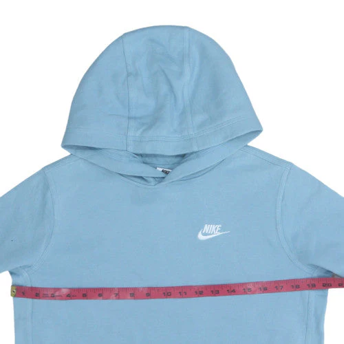Nike Womens Blue Pullover Hoodie XL Relaxed Fit Casual Sweatshirt - Image 3