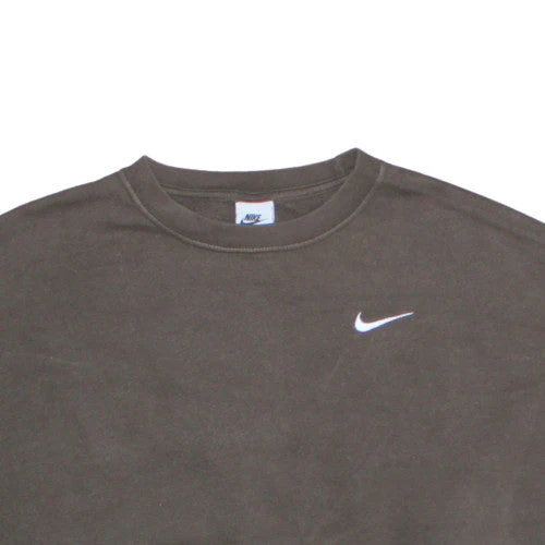 Nike Womens Brown Crew Neck Pullover Sweatshirt Size M - Image 8