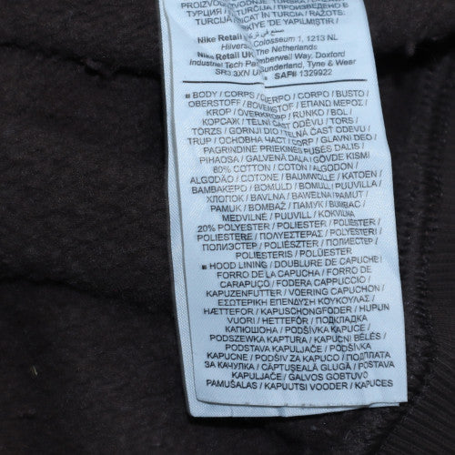 Nike Womens Brown Pullover Hoodie XS Cotton Blend Casual Sweatshirt - Image 5
