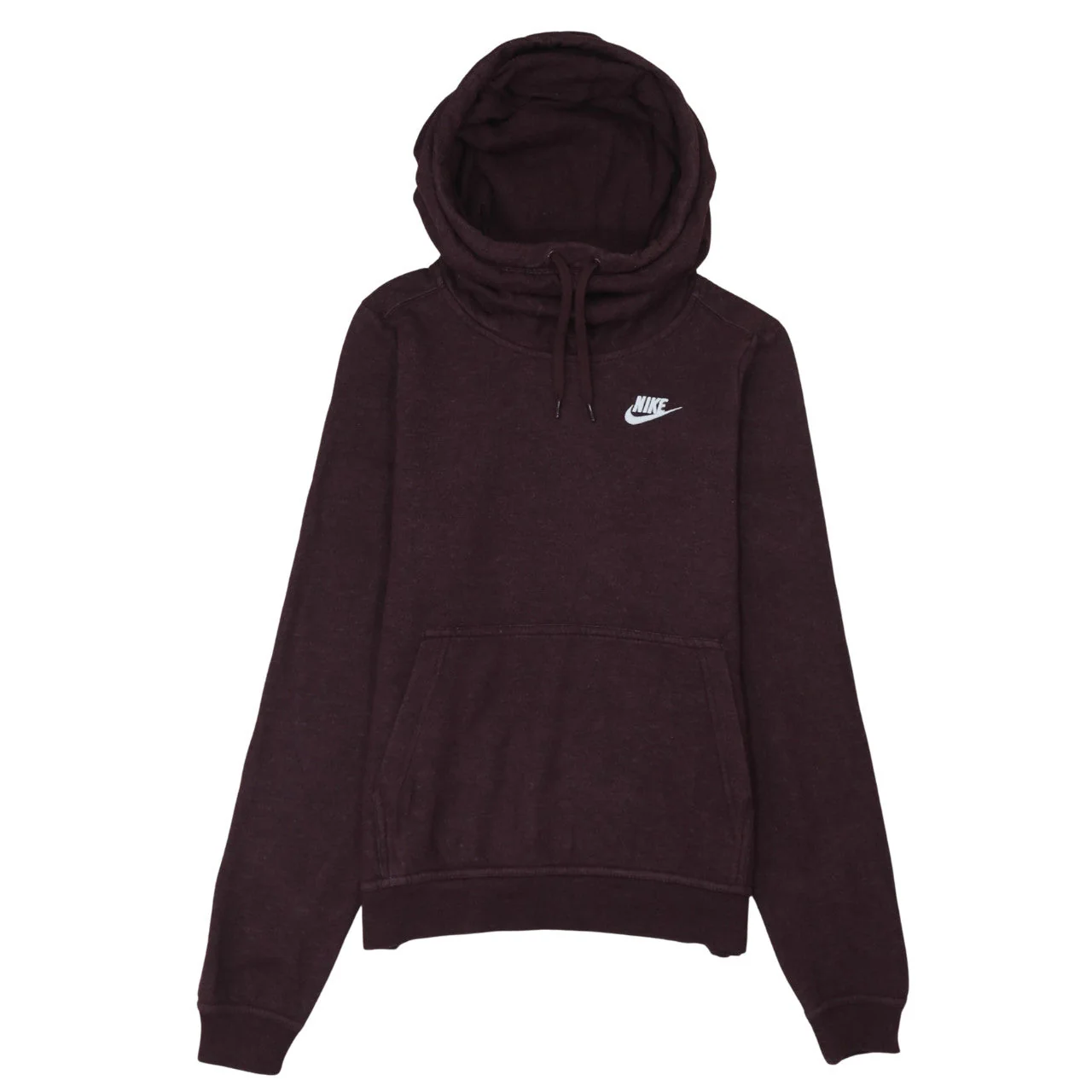 Nike Women's Burgundy Pullover Hoodie XS Cotton Blend Fleece