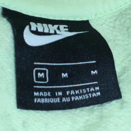 Nike Women's Green Pullover Hoodie Medium Just Do It Logo - Image 5