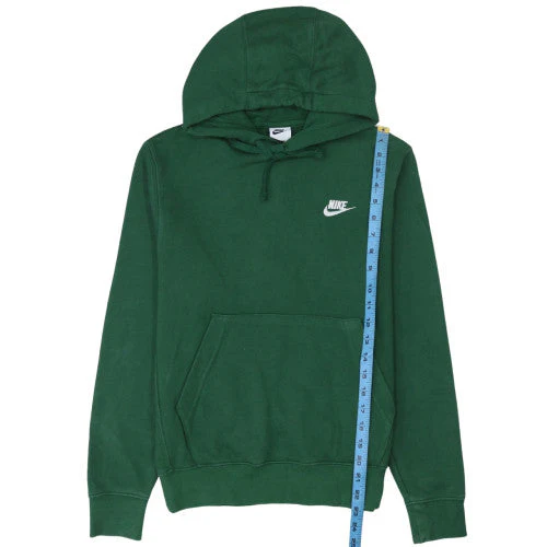 Nike Women's Green Pullover Hoodie XS Cotton Blend Casual Sweatshirt - Image 2
