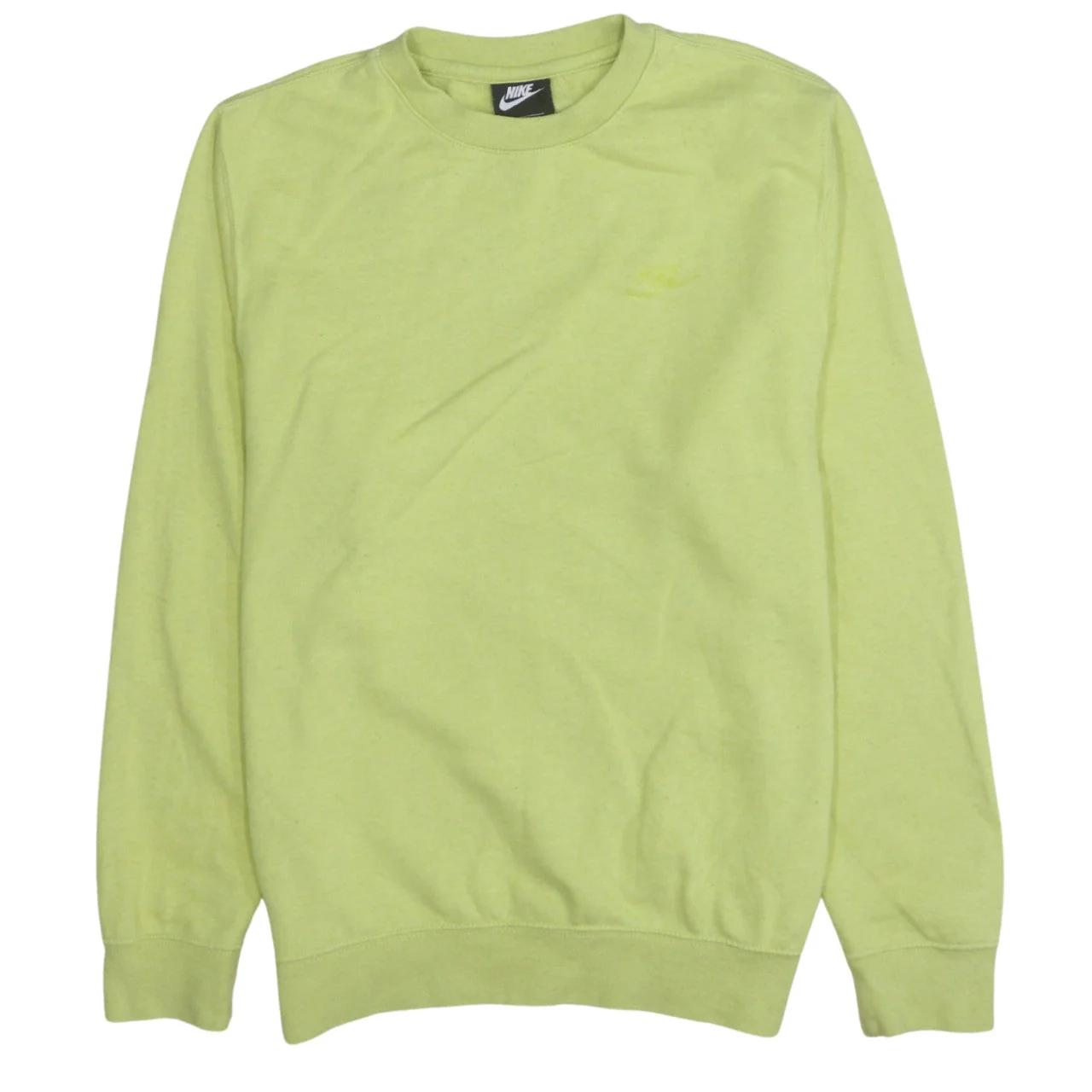 Nike Women's Green Pullover Sweatshirt Size S Casual Crew Neck