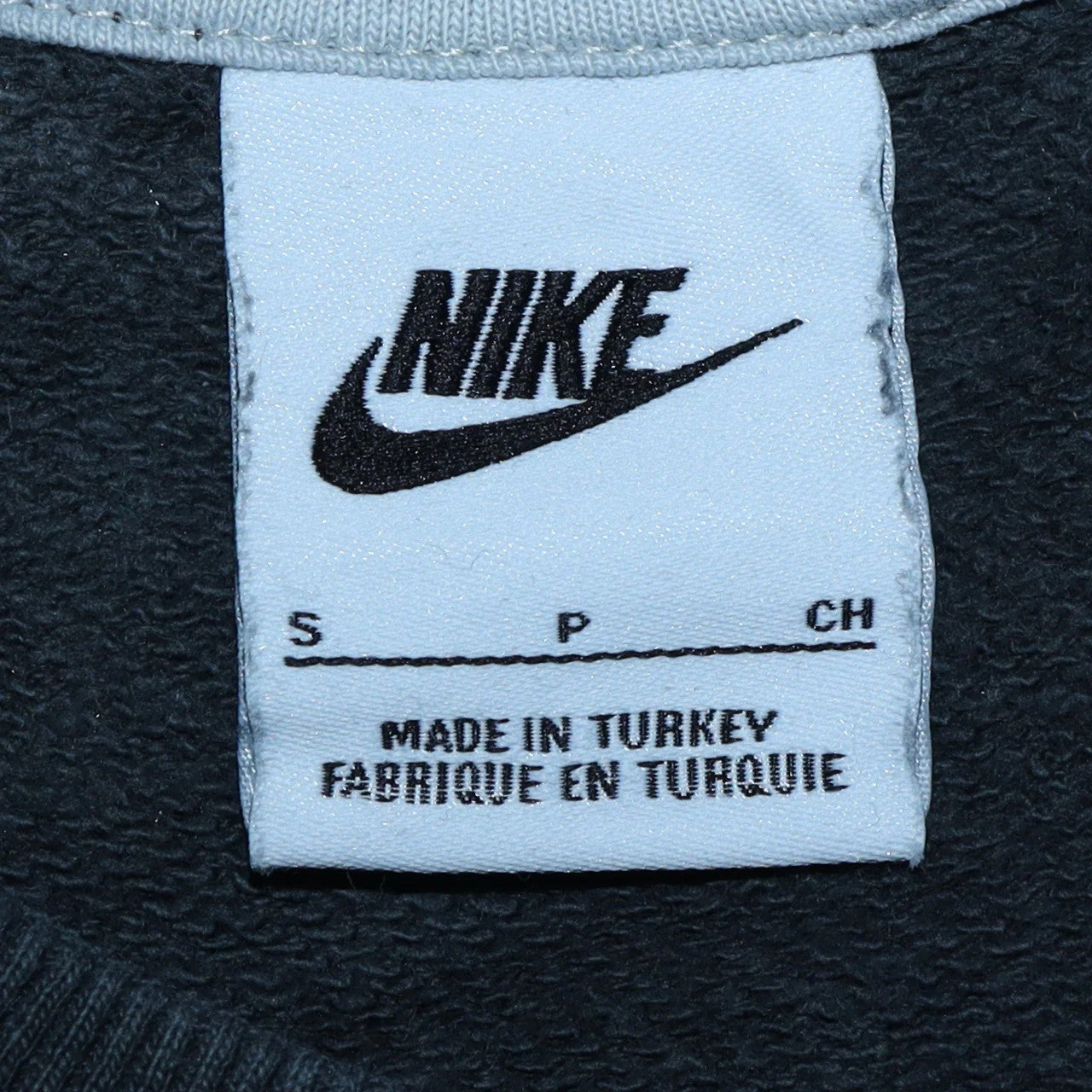 Nike Womens Grey Cotton Crew Neck Pullover Sweatshirt Size S - Image 5
