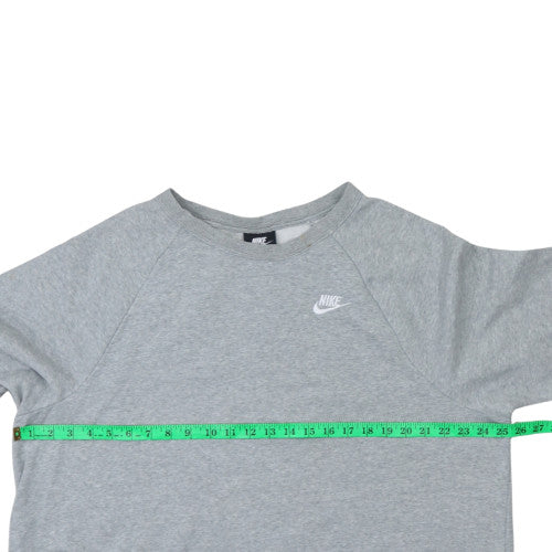 Nike Women's Grey Crew Neck Pullover Sweatshirt 1X Cotton Blend - Image 2