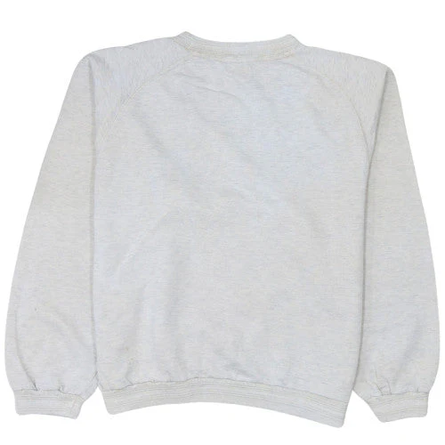 Nike Womens Grey Embroidered Pullover Sweatshirt Size L - Image 4