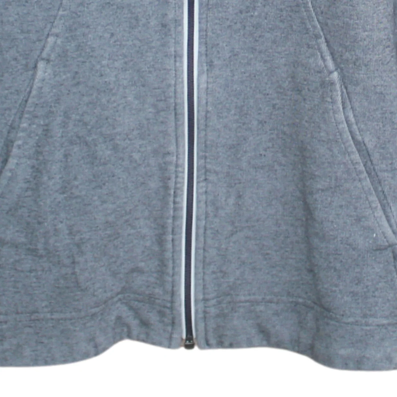Nike Womens Grey Full Zip Hoodie XS Cotton Blend Sportswear - Image 7