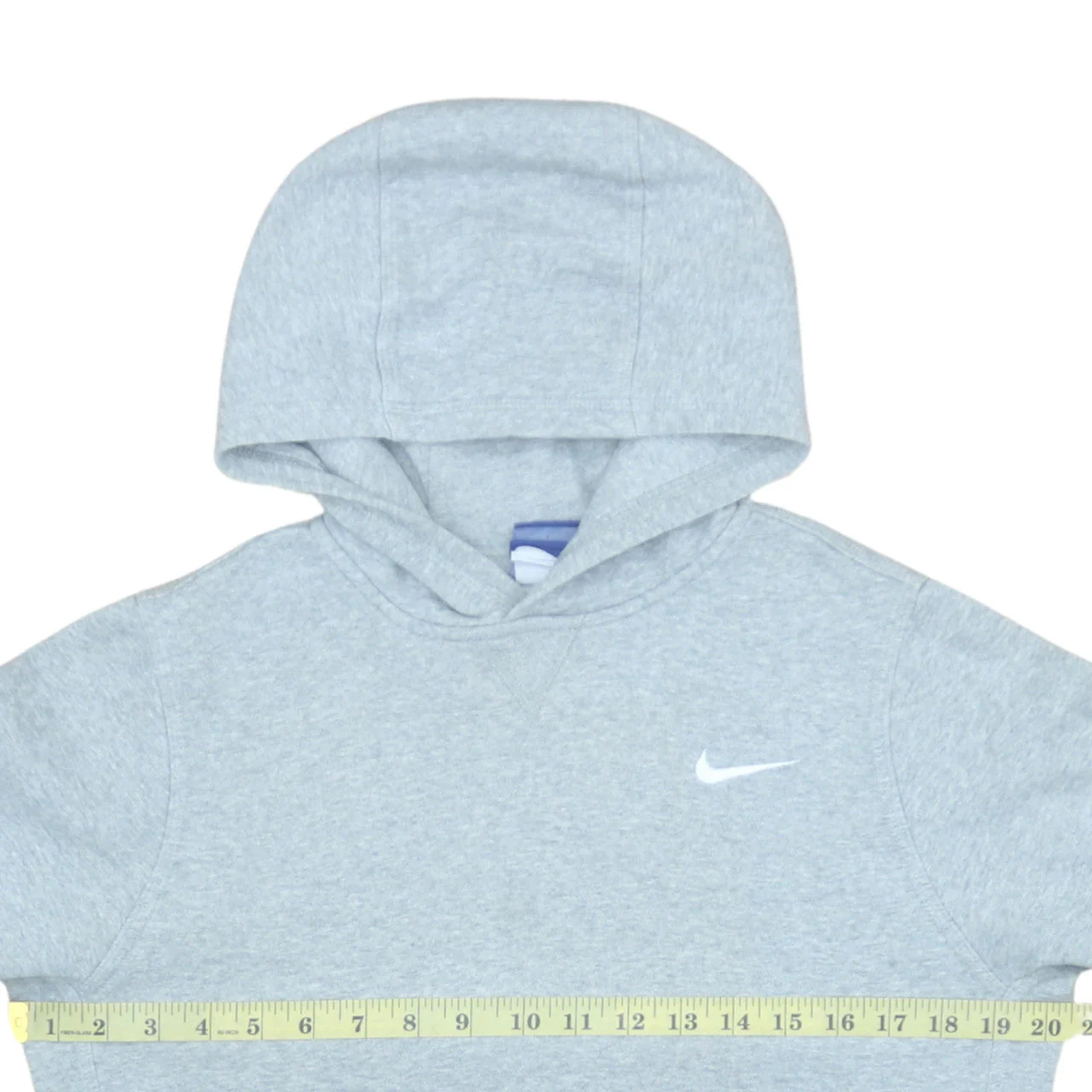 Nike Womens Grey Pullover Hoodie Sweatshirt Size M Cotton Blend - Image 3