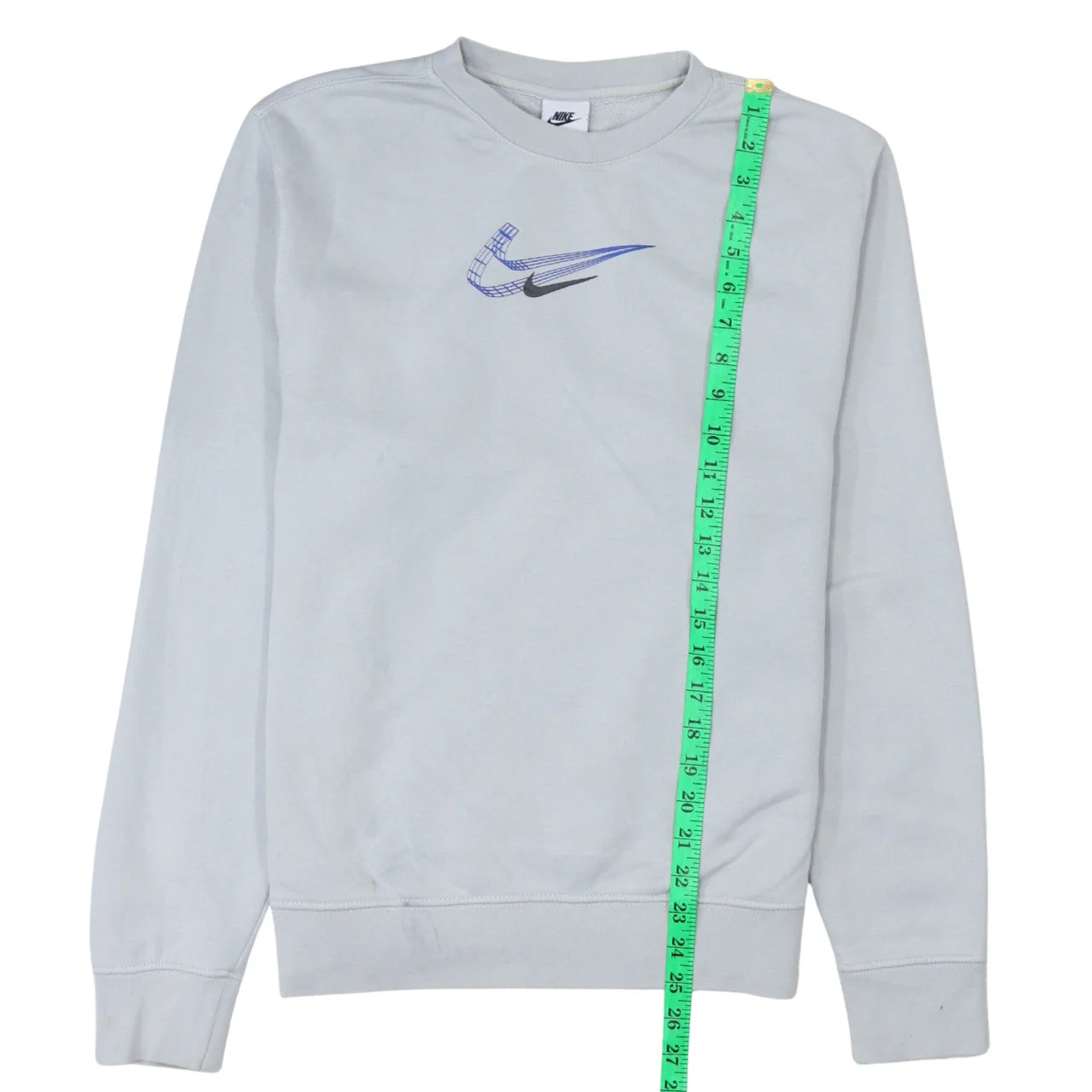 Nike Womens Grey Small Crew Neck Pullover Sweatshirt - Image 3