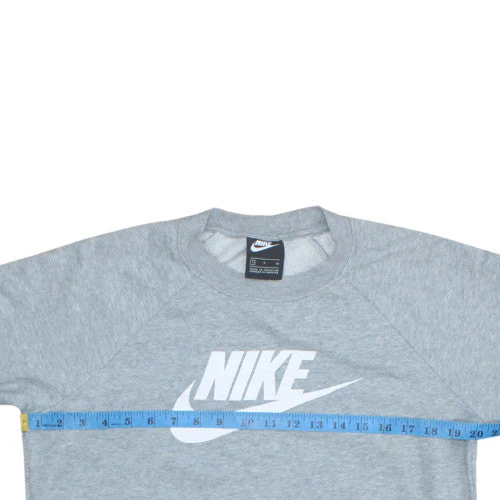 Nike Womens Grey Small Pullover Crew Neck Sweatshirt - Image 2