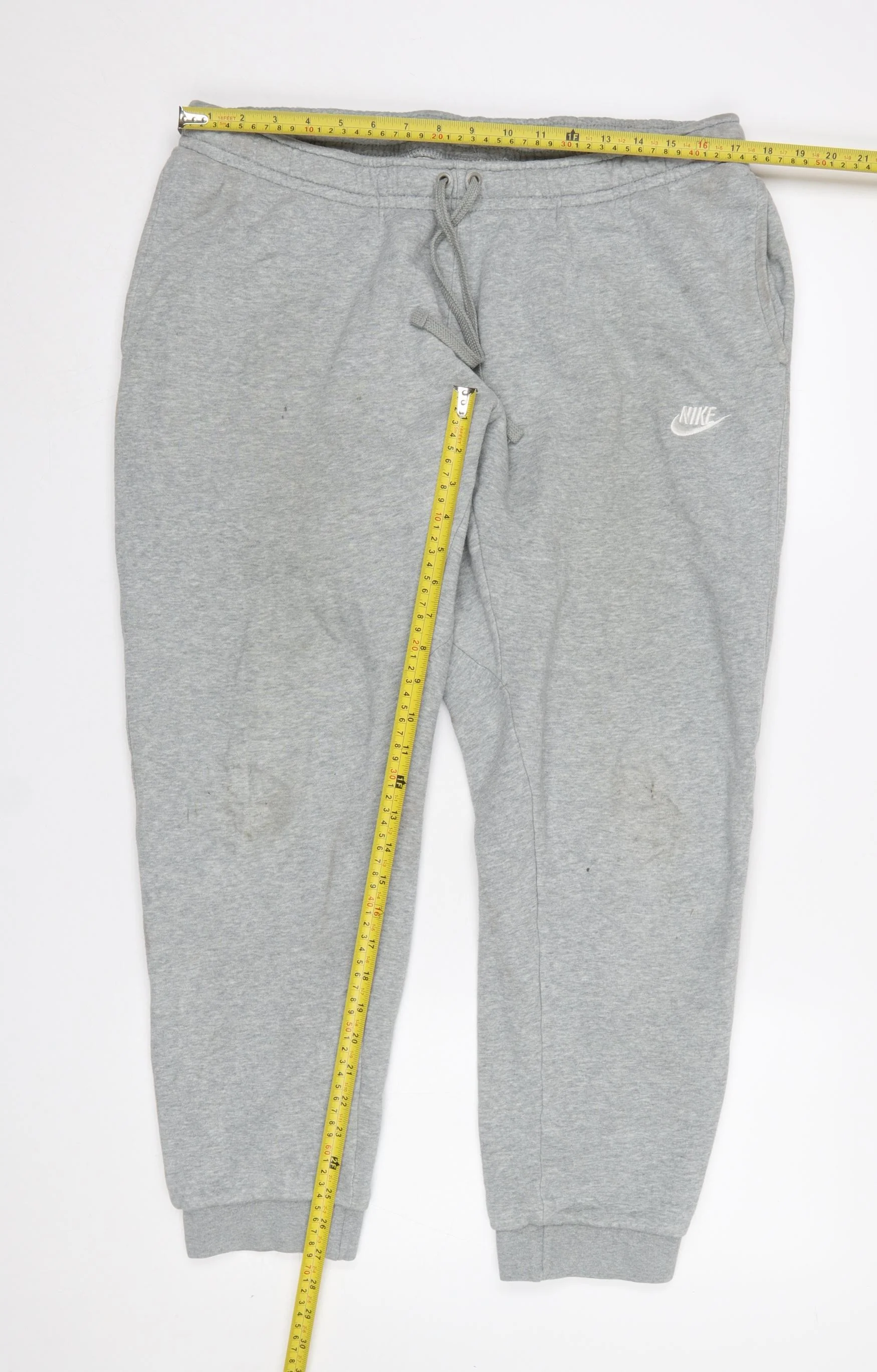 Nike Women's Grey XL Jogger Sweatpants with Logo and Drawstring - Image 2