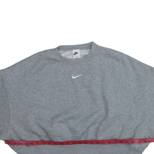 Nike Womens Grey XS Crew Neck Pullover Sweatshirt - Image 2