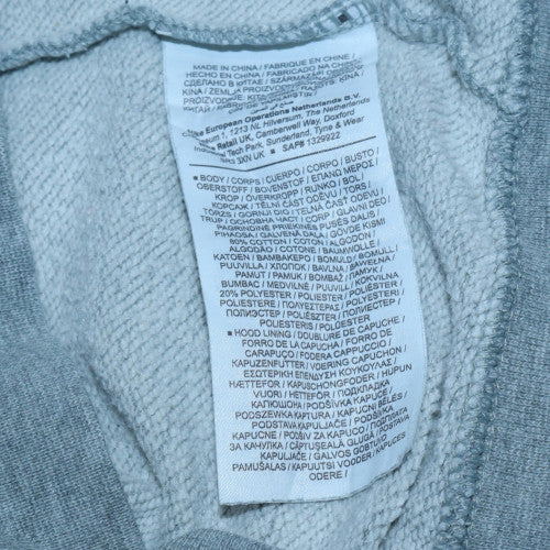 Nike Womens Grey XS Pullover Hoodie with Logo Front Pocket - Image 6