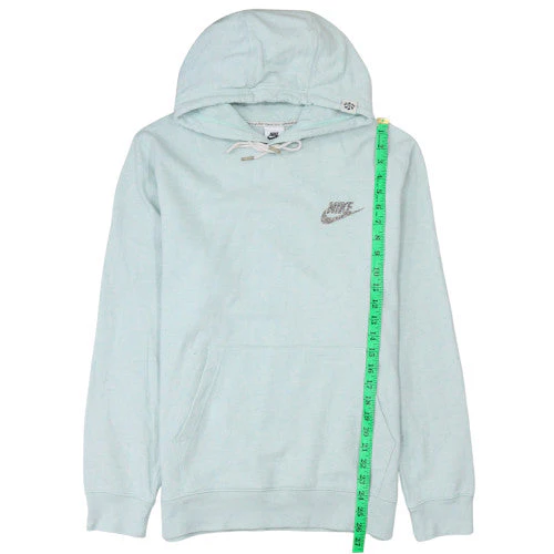 Nike Womens Light Blue Pullover Hoodie Small Cotton Blend - Image 2