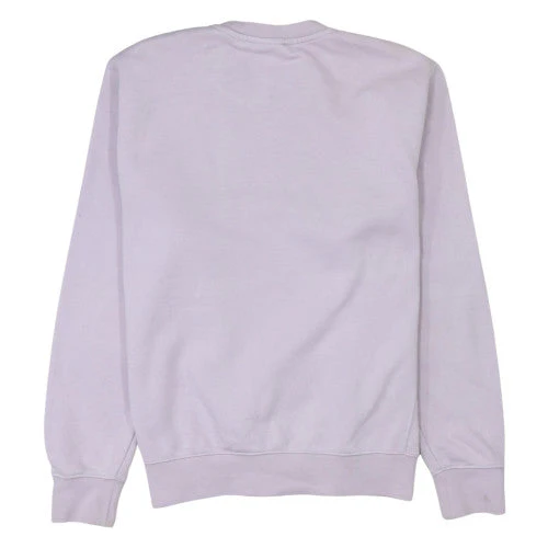 Nike Women's Lilac Cotton Blend Crew Neck Sweatshirt Size S - Image 4