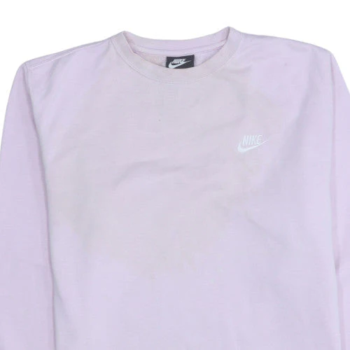 Nike Womens Lilac Crew Neck Pullover Sweatshirt Size M - Image 8