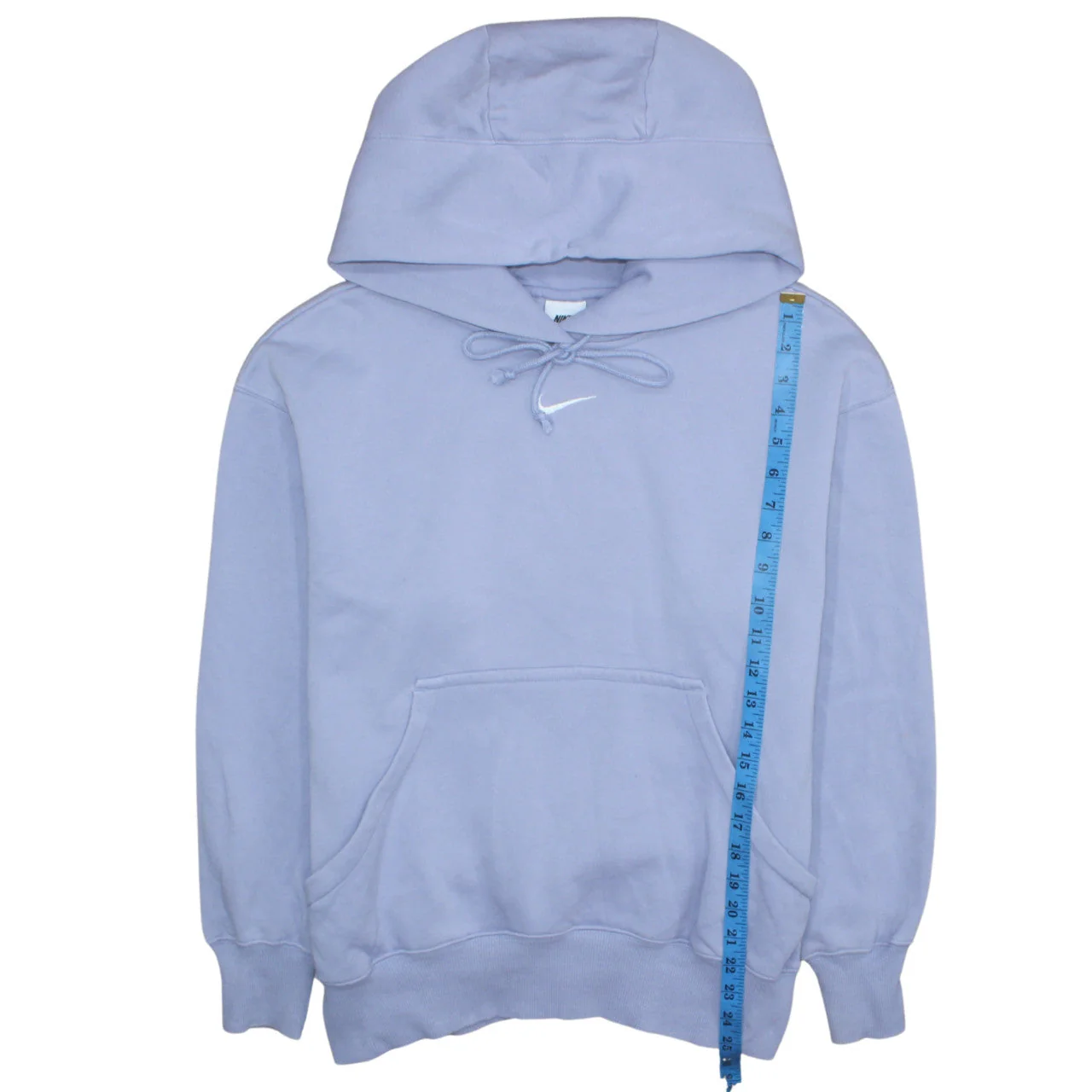 Nike Womens Lilac Pullover Hoodie XS Cotton Blend Fleece - Image 3