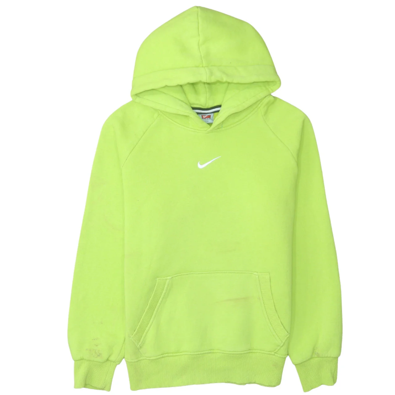 Nike Womens Lime Green Pullover Hoodie XXL Relaxed Fit Sweatshirt