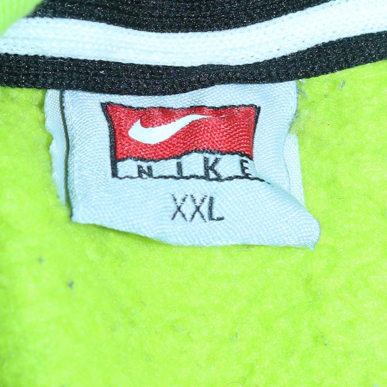 Nike Womens Lime Green Pullover Hoodie XXL Relaxed Fit Sweatshirt - Image 5