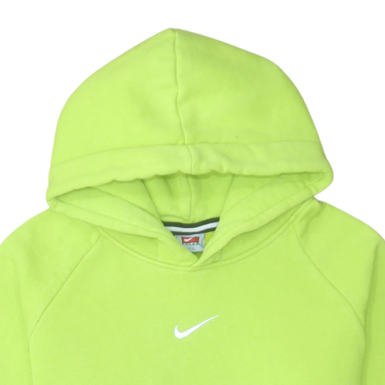 Nike Womens Lime Green Pullover Hoodie XXL Relaxed Fit Sweatshirt - Image 7