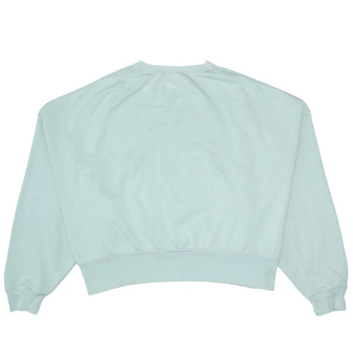 Nike Womens Mint Green Crew Neck Pullover Sweatshirt L Cotton Blend - Image 4