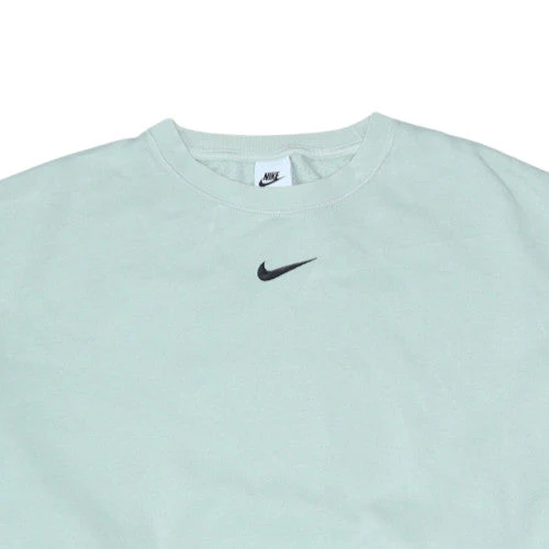 Nike Womens Mint Green Crew Neck Pullover Sweatshirt L Cotton Blend - Image 7