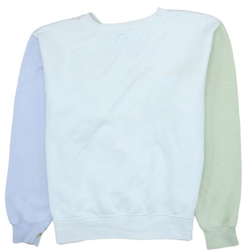 Nike Women's Multicoloured Sweatshirt Small Colourblock Pullover - Image 4