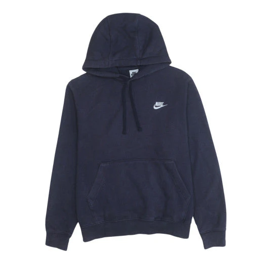 Nike Women's Navy Blue Pullover Hoodie Sweatshirt Size M