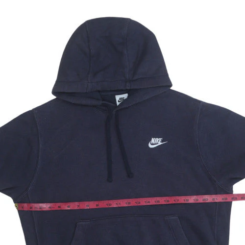 Nike Women's Navy Blue Pullover Hoodie Sweatshirt Size M - Image 2