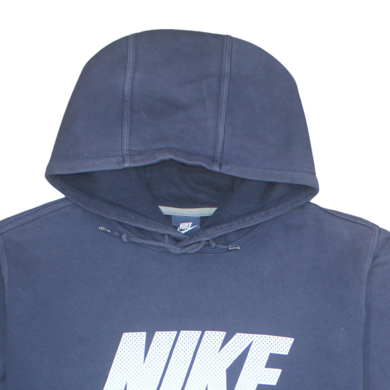 Nike Womens Navy Blue XL Pullover Hoodie Sweatshirt Cotton Blend - Image 8