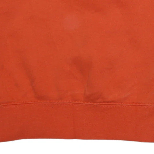 Nike Womens Orange XS Pullover Sweatshirt Cotton Blend Logo Crew Neck - Image 8