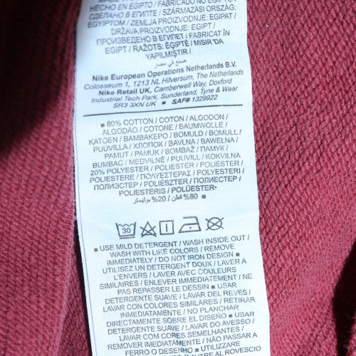 Nike Womens Pink 1/4 Zip Pullover Sweatshirt XS Oversized Fit - Image 6