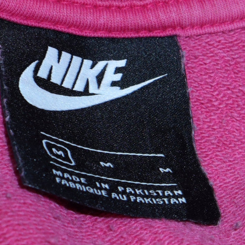 Nike Womens Pink Crew Neck Pullover Sweatshirt Medium Cotton Blend - Image 5