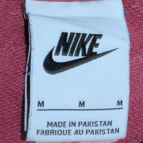 Nike Womens Pink Crew Neck Pullover Sweatshirt Size M Cotton Blend - Image 5