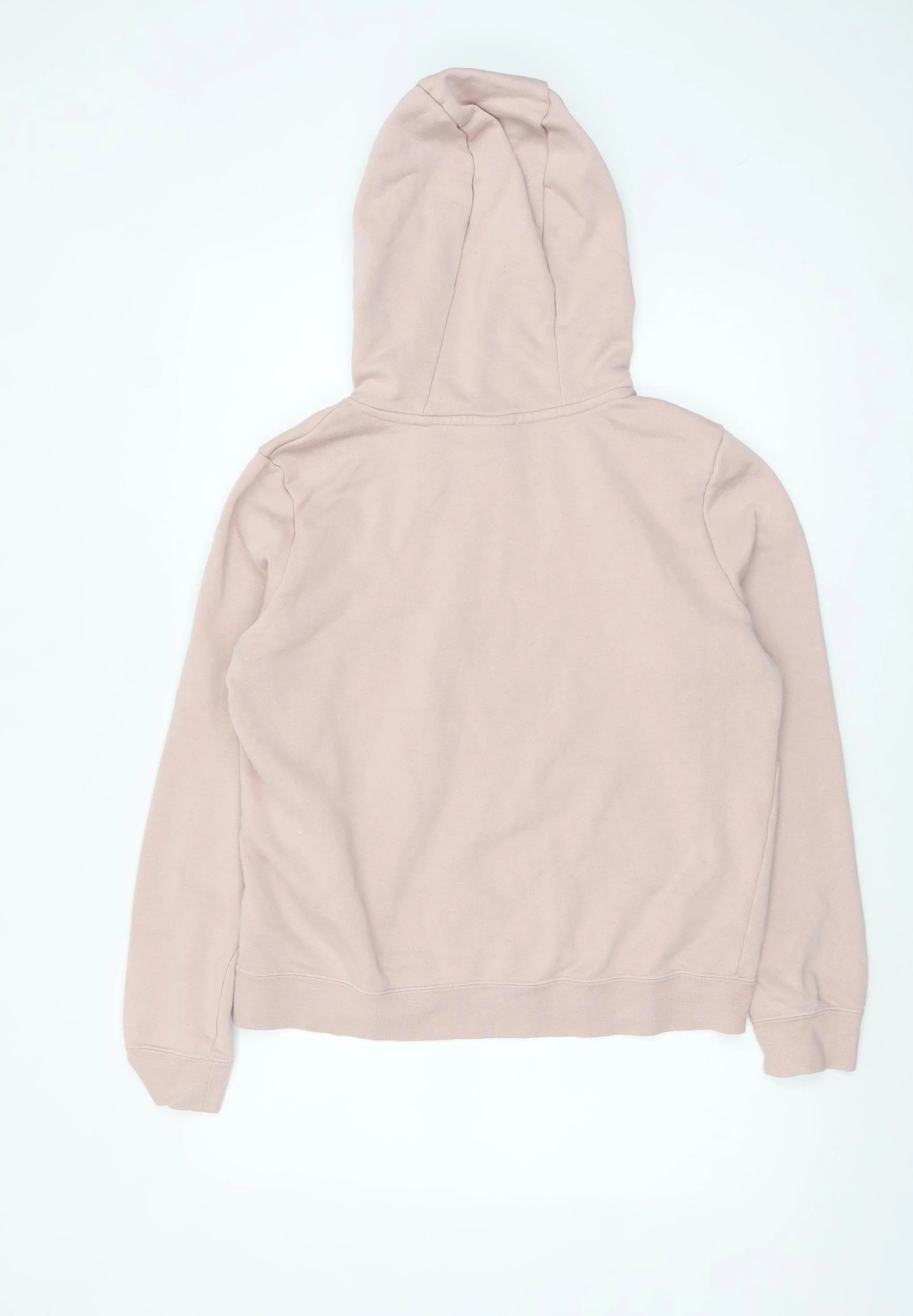 Nike Womens Pink Pullover Hoodie Medium Relaxed Fit Sweatshirt - Image 3