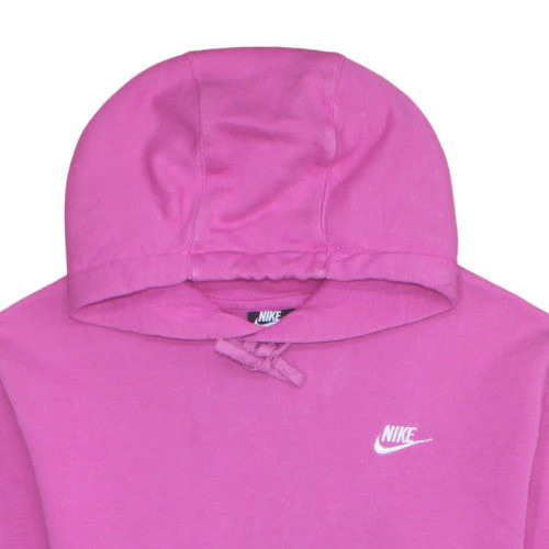 Nike Women's Pink Pullover Hoodie Size S Cotton Blend - Image 8