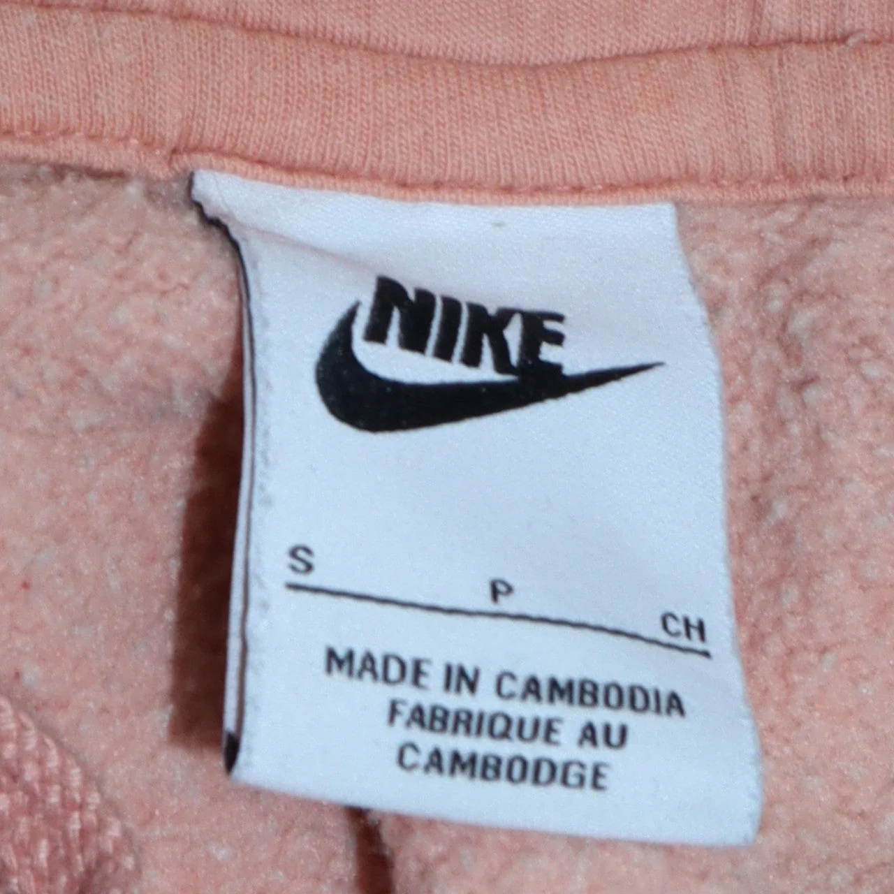 Nike Women's Pink Pullover Hoodie Small Cotton Blend Casual - Image 6