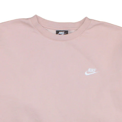 Nike Womens Pink Pullover Sweatshirt XL Cotton Blend Crew Neck - Image 7