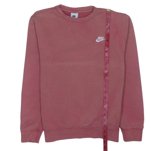 Nike Womens Pink XS Crew Neck Pullover Sweatshirt - Image 2