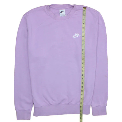 Nike Women's Purple Crew Neck Pullover Sweatshirt Size S - Image 3