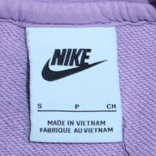 Nike Women's Purple Crew Neck Pullover Sweatshirt Size S - Image 5