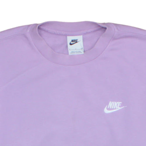 Nike Women's Purple Crew Neck Pullover Sweatshirt Size S - Image 8