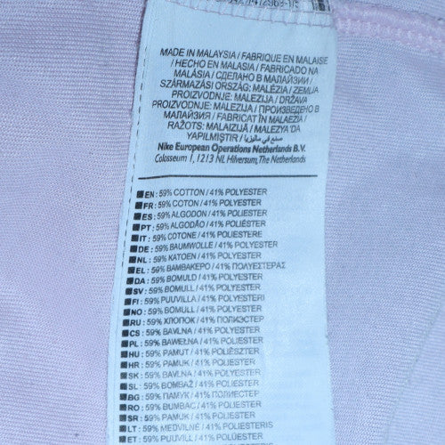 Nike Women's Purple Dri-Fit Graphic Sports T-Shirt Size S - Image 6